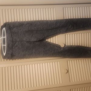 Climate Right- womens winter fleece lined leggings- size Medium- grey